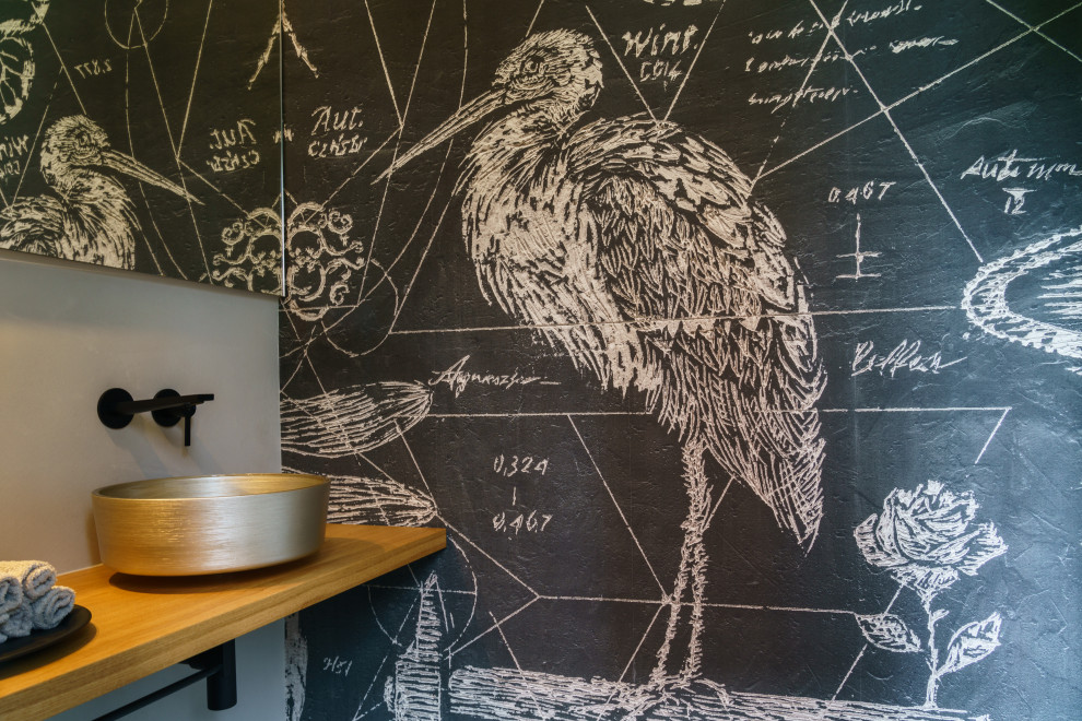 Eklektische Gästetoilette in Dortmund