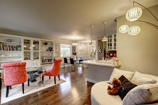 Single Female Professional contemporary-living-room