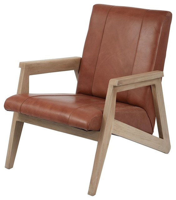 Angular Modern Lounge MidTone Wood Tan Modern Lounge Dining Chair Midcentury Armchairs And