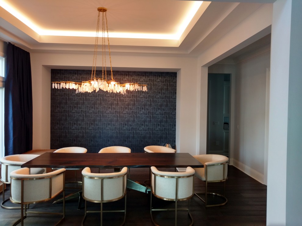 Dining room - transitional dining room idea in Tampa