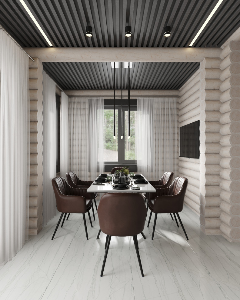 Дом из бревна в КП "Золотые Сосны"