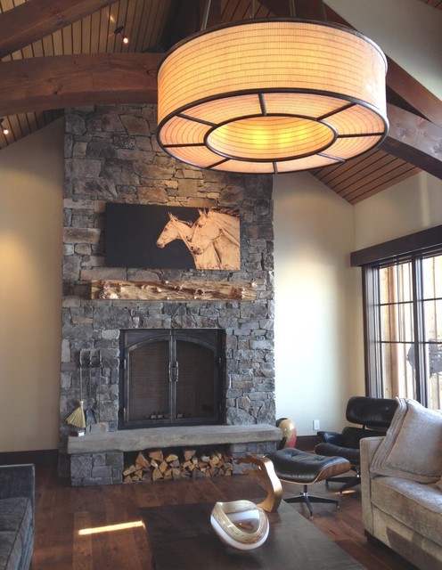 Art Installation in Jackson Hole contemporary-vardagsrum