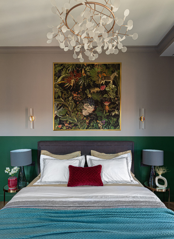 Интерьер квартиры в сочных оттенках с текстилем от Pierre Frey