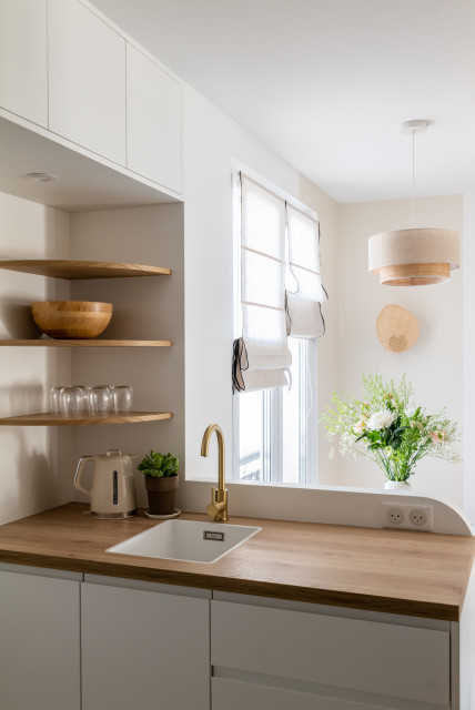 La pointe de l&rsquo;optimisation, 22m2 &agrave; Paris modern-koek