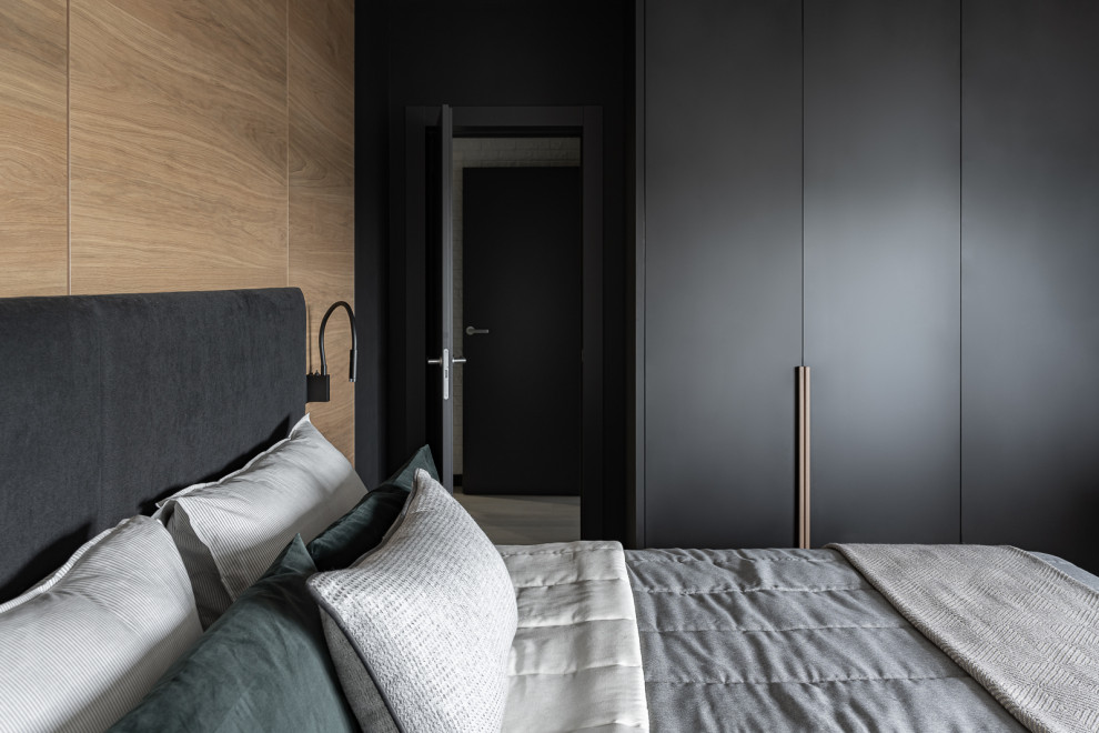 Уютная графичность. Квартира - отдых для семьи врачей