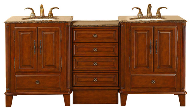 Natural Cherry Bathroom Vanity