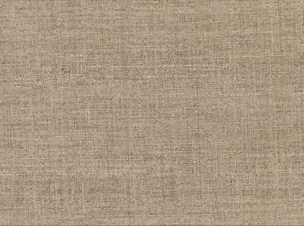 2829-80048 Brewster Light Brown Grasscloth Wallpaper - Contemporary