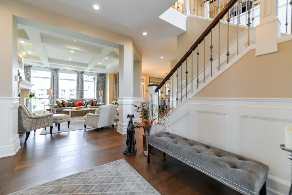 Home design - transitional home design idea in Edmonton