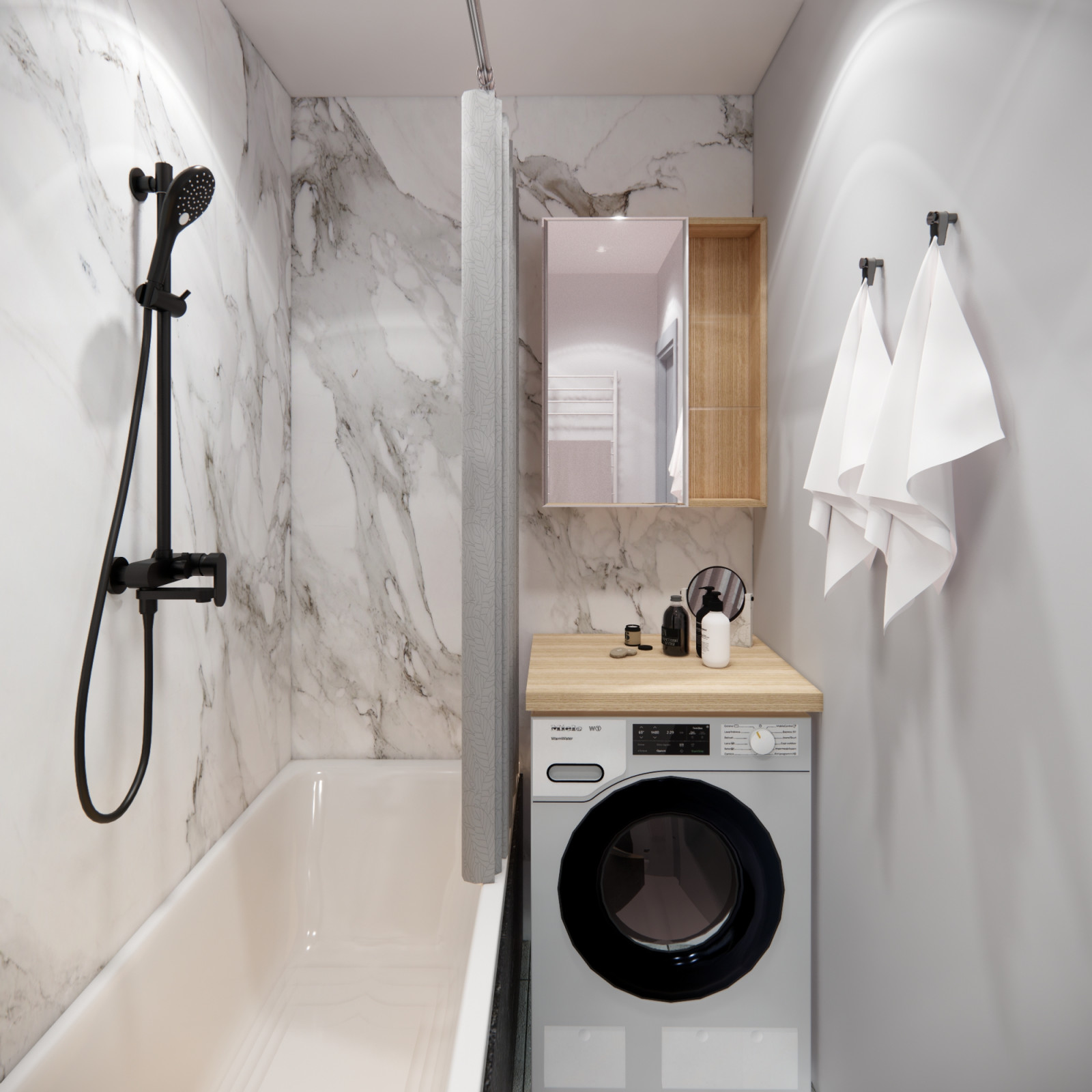 Скандинавская однушка с яркими акцентами