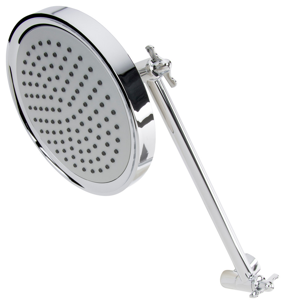 Keeney K731CP Stylewise Adjustable Arm Shower Head, Polished Chrome
