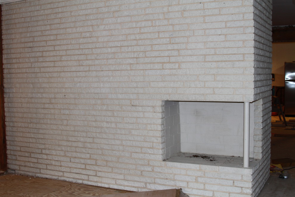 Glitter Paint my Brick Fireplace?