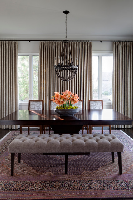 Hinsdale Greek Revival klassisch-modern-esszimmer