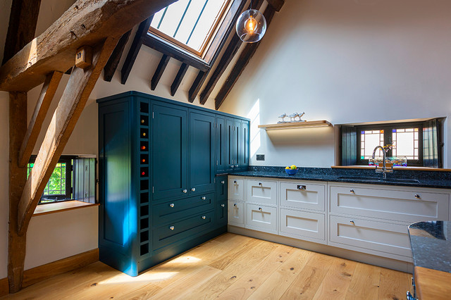 Barn conversion clasico-cocina