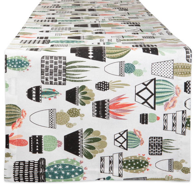 DII Rustic Sunflowers Printed Table Runner Multi