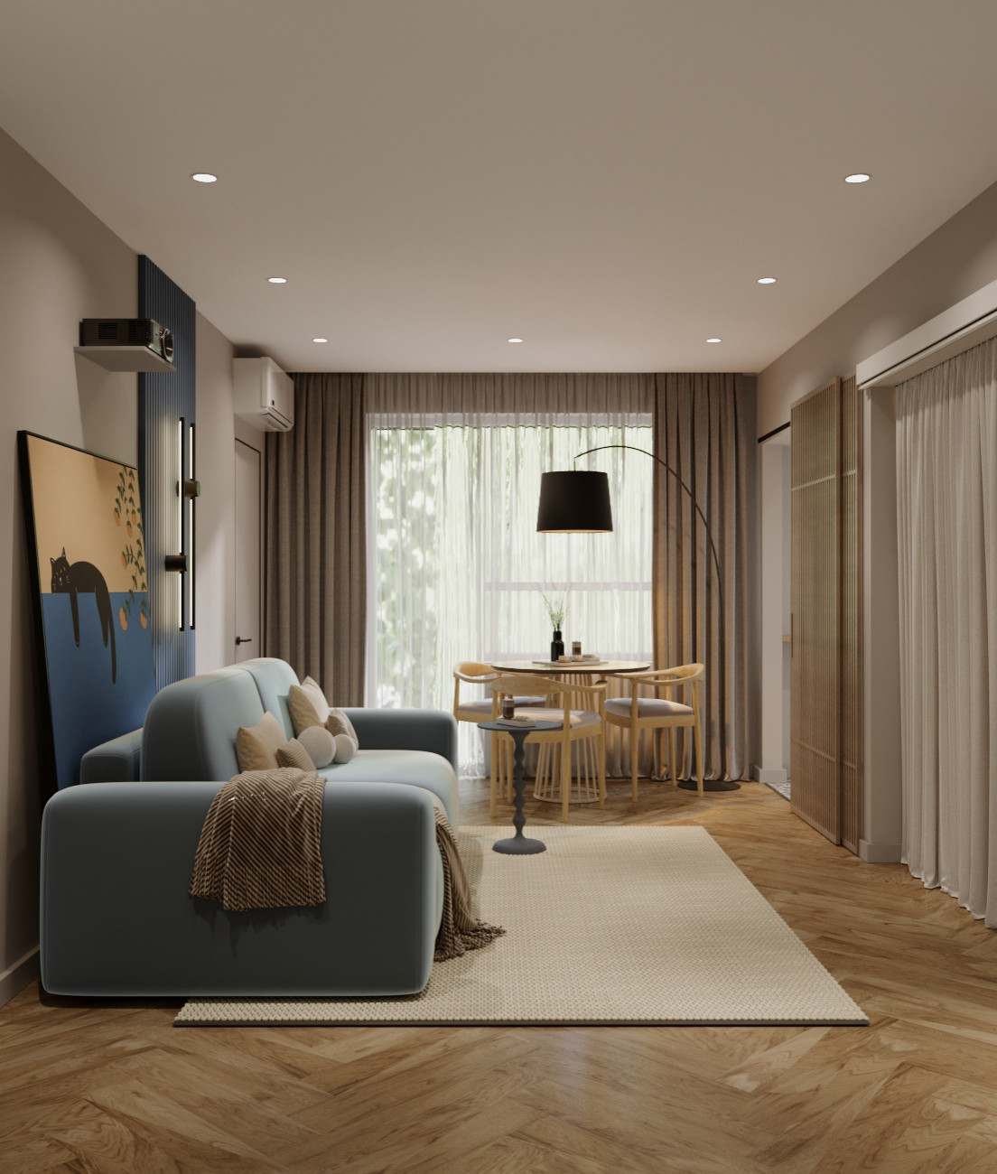 Кухня-гостиная