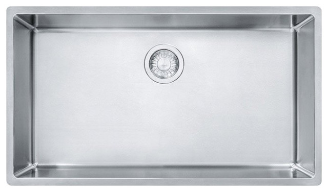 Franke CUX11030 Cube 31 1/2 Single Basin Undermount Stainless Steel 10007 Sink