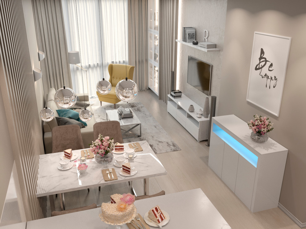 проект ьрехкомнатной квартиры