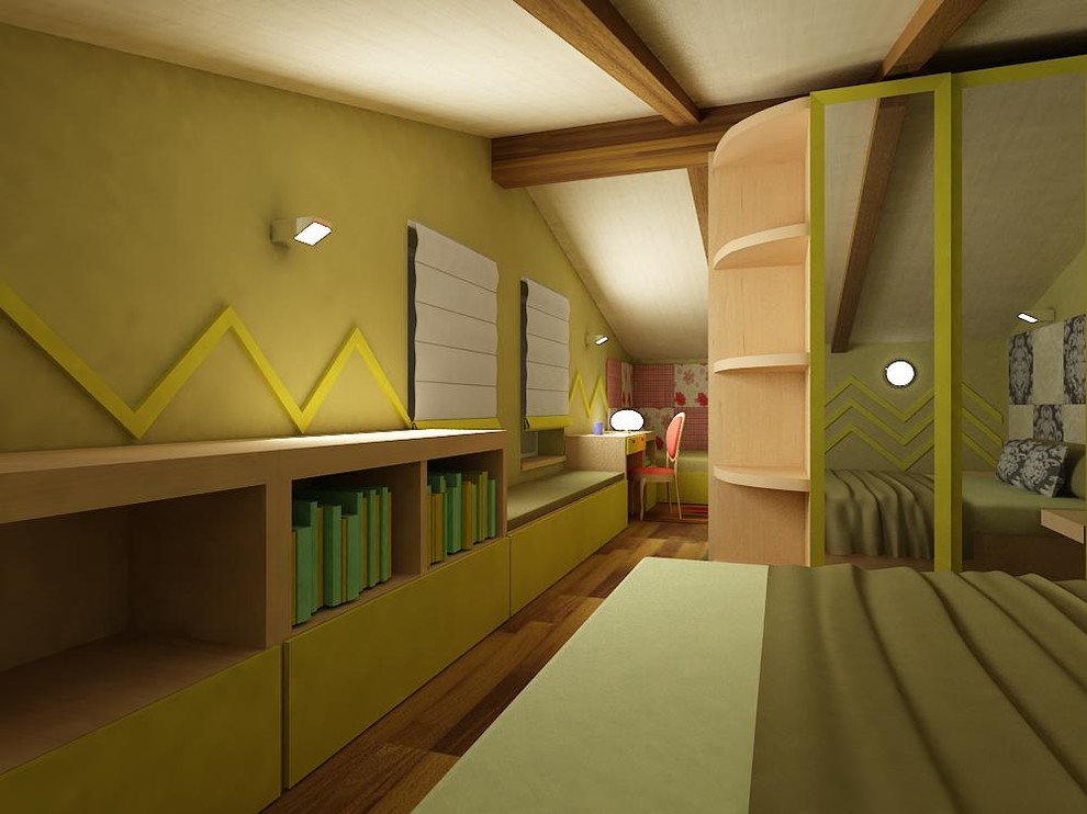 Мансарда в загородном доме