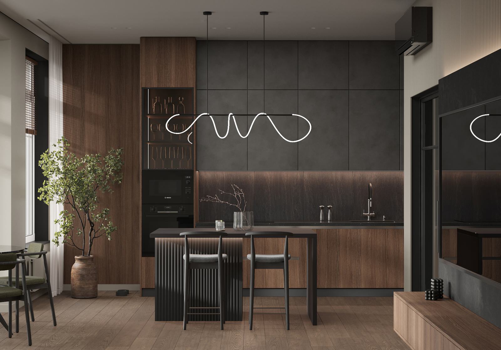 Кухня-гостиная