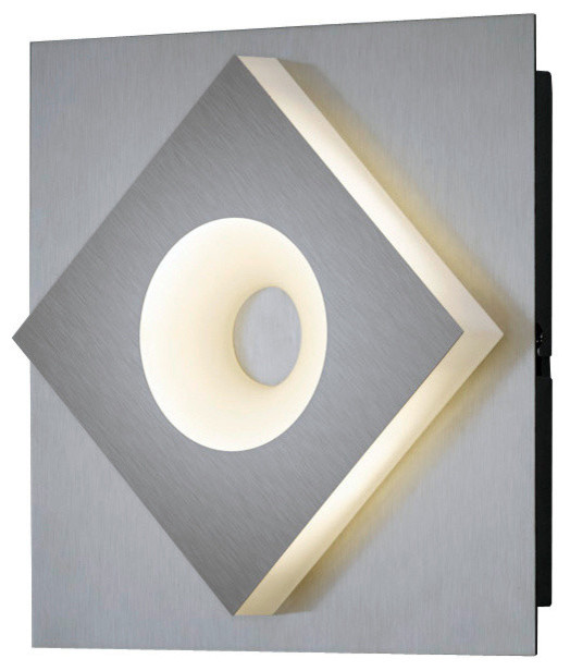 Atlanta LED Wall Sconce, Nickel Matte - Contemporary - Wall Sconces ...