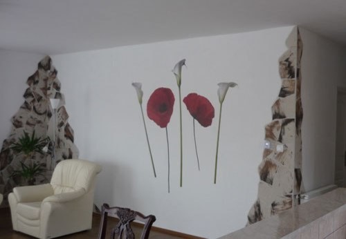 Интерьеры с гибким камнем