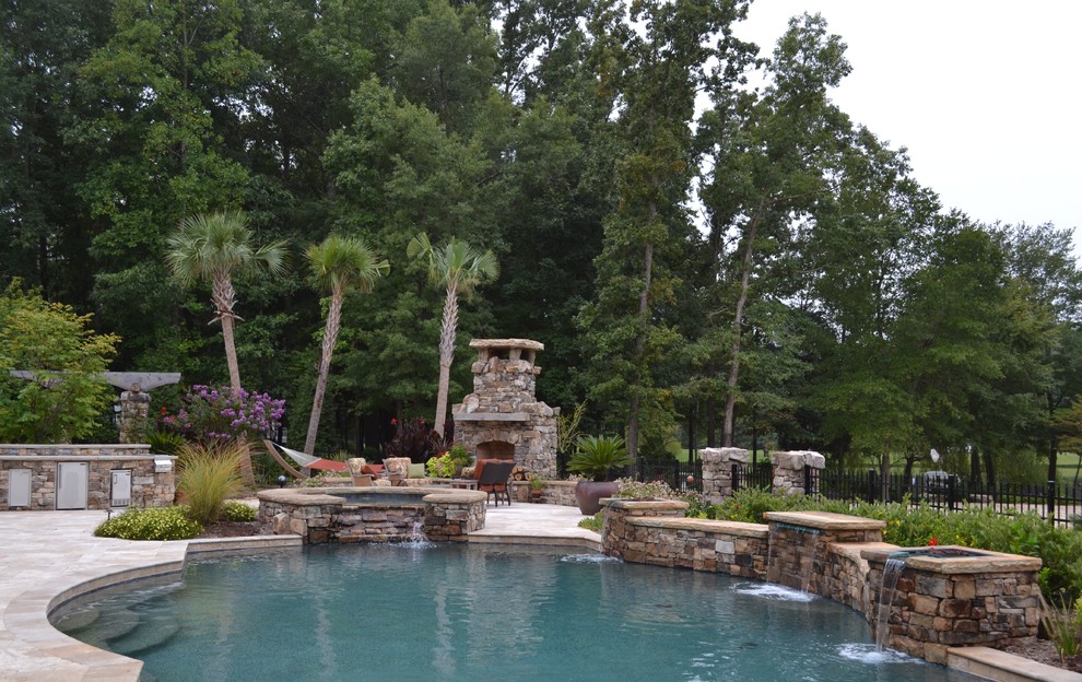 Design ideas for an eclectic pool in Charlotte.