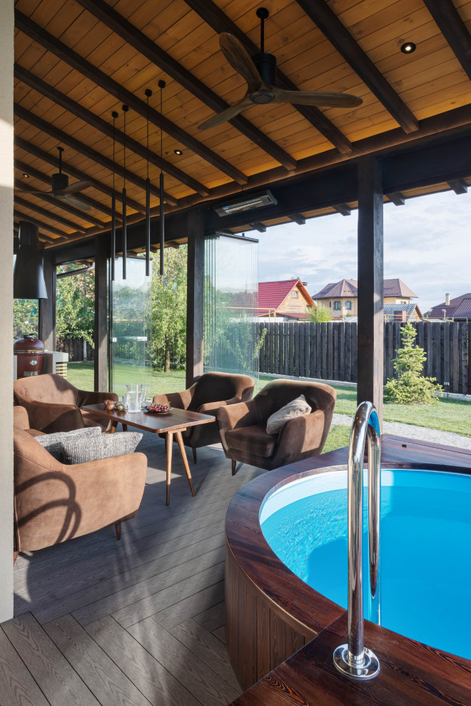 Остекленная терраса ЕЩЕ НЕМНОГО ЛЕТА