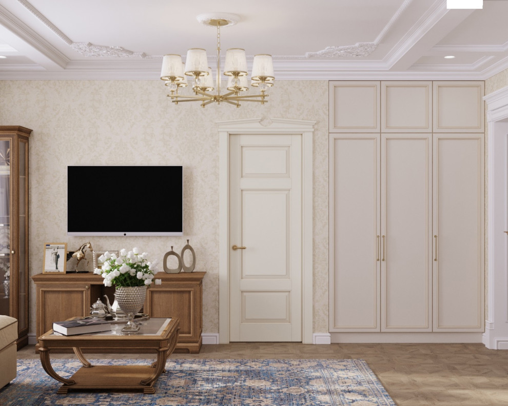 Новицкая, проект 2х комнатной квартиры в классическом стиле