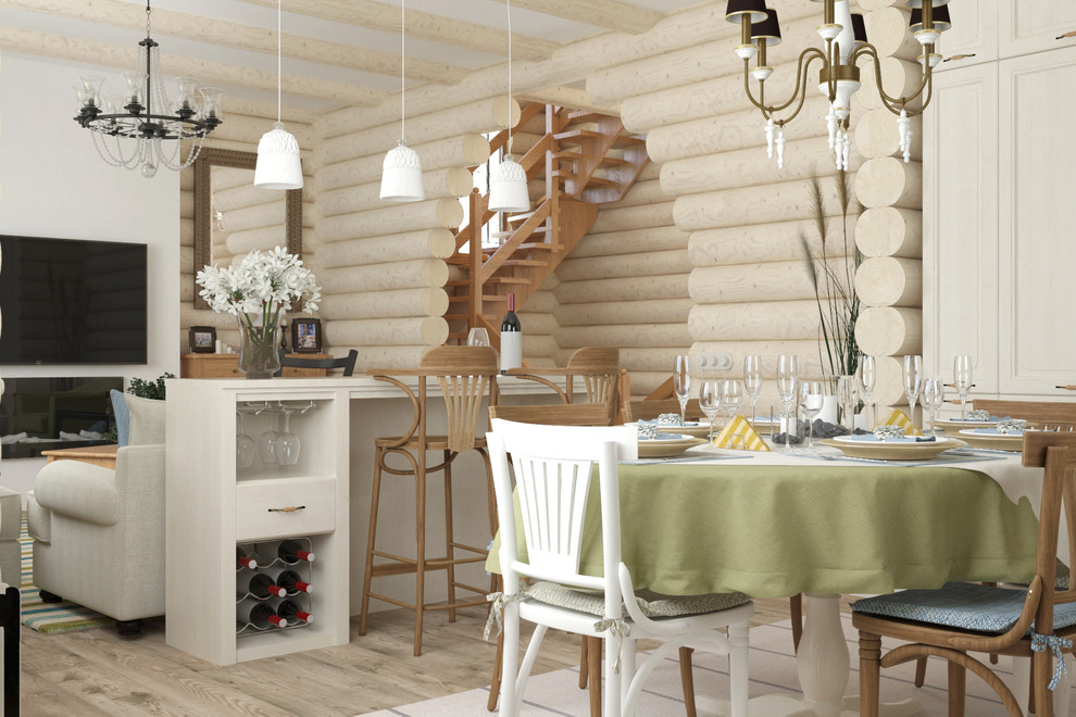 Уютный интерьер загородного дома в стиле Прованс.