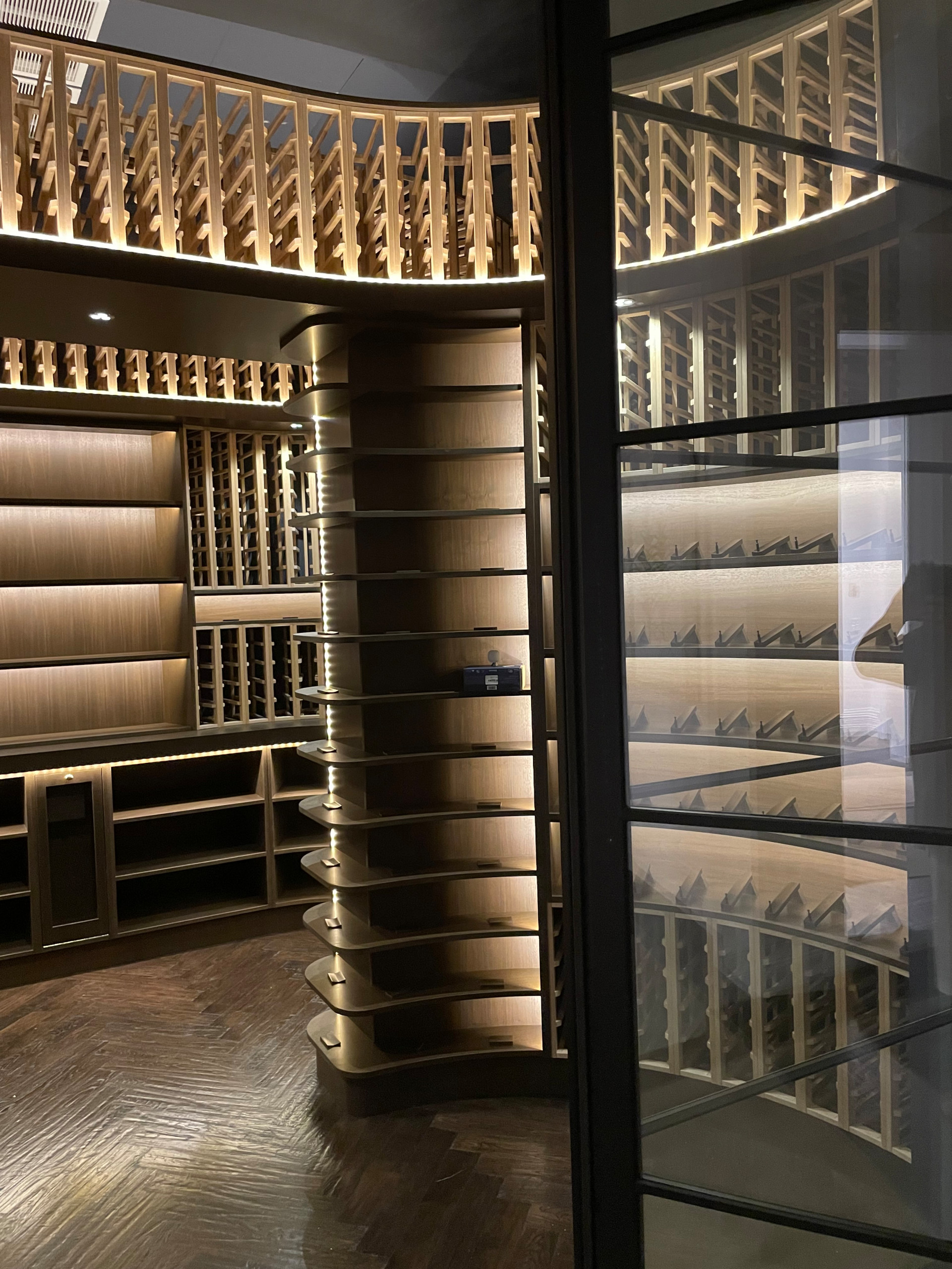 Custom Wine Holder with Glass Rods