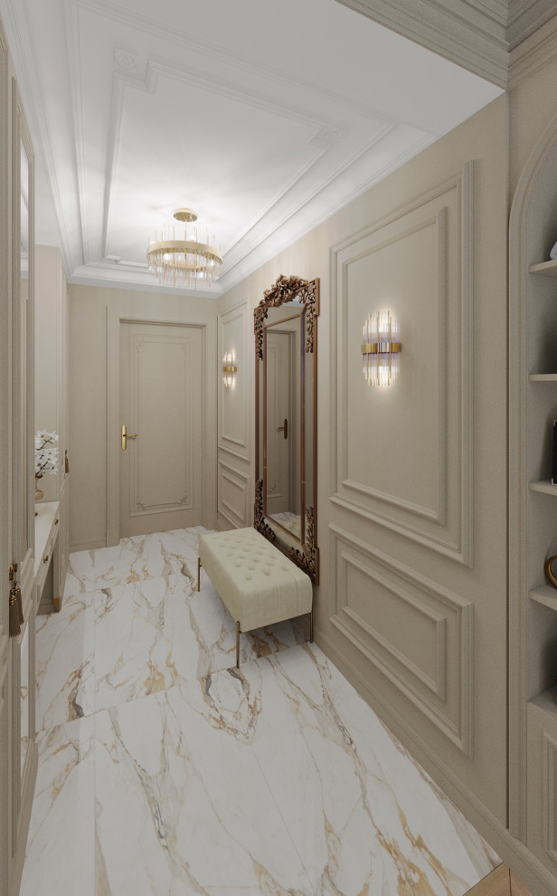 Интерьер 2-ух уровневой квартиры_ "АРОМАТ САДОВ"