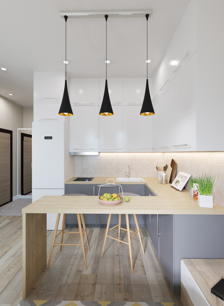 Дизайн-проект апартаментов под сдачу 28кв.м.