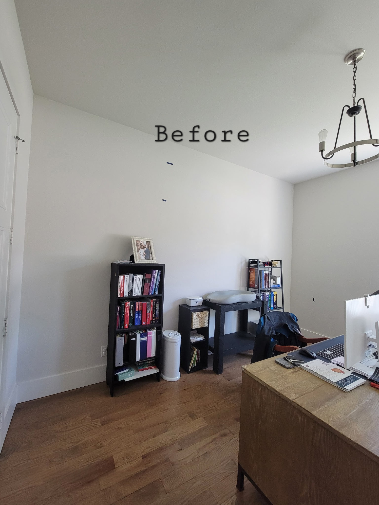 CUSTOM BUILT IN MURPHY BED / BOOKSHELF AND DESK
