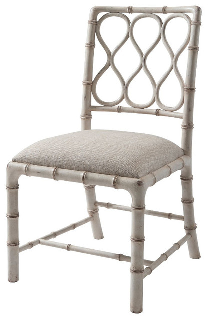 Modern Faux Bamboo Dining Chair Asian Chairs By English Modern Faux Bamboo Dining Chair