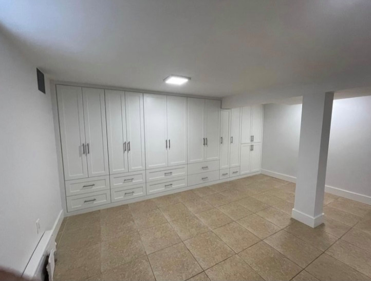 Custom Basement Storage