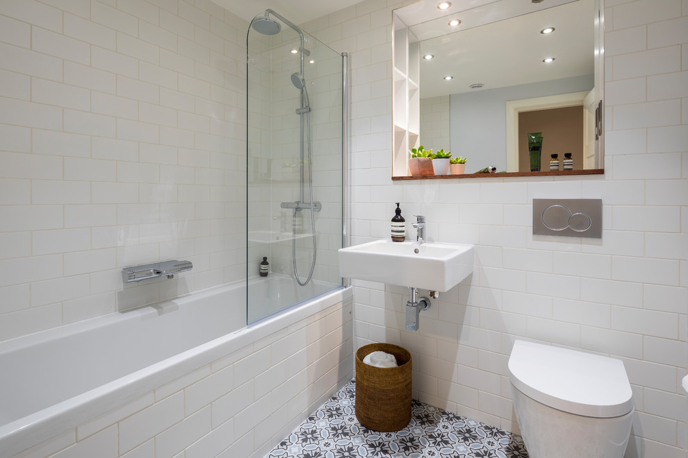 Pembroke Road, Kensington, W8 Transitional Bathroom London by