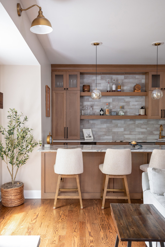 Siler City Home - Farmhouse - Home Bar - Raleigh - by Ida Hernandez