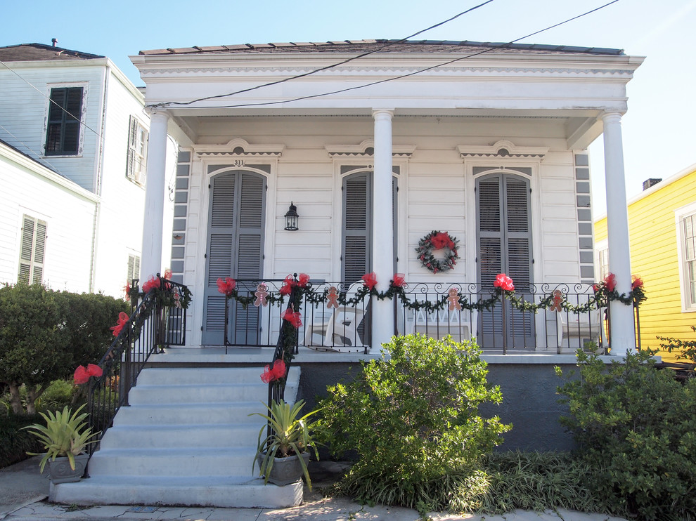 Design ideas for an eclectic exterior in New Orleans.