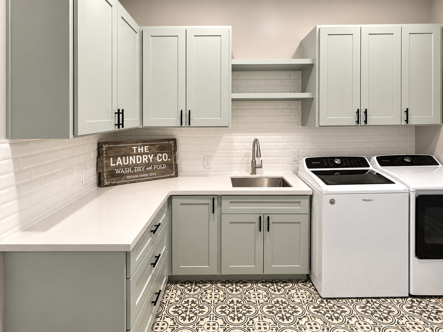 Custom Laundry Room and Mudroom
