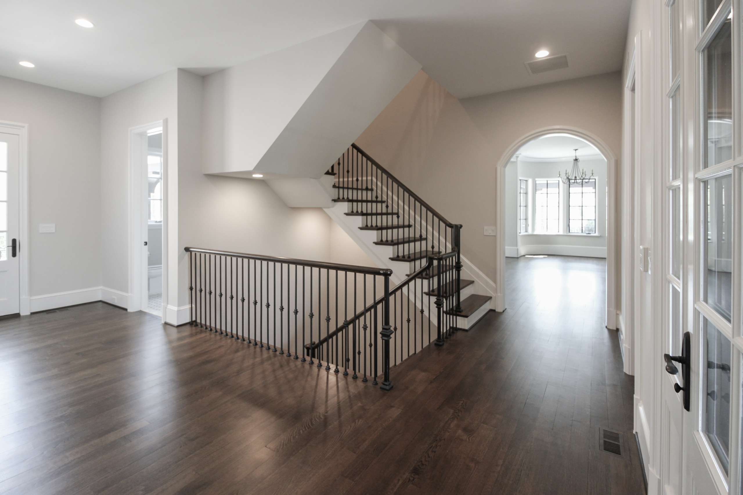 86_ Gorgeous Floating Curved Staircase, McLean VA 22066