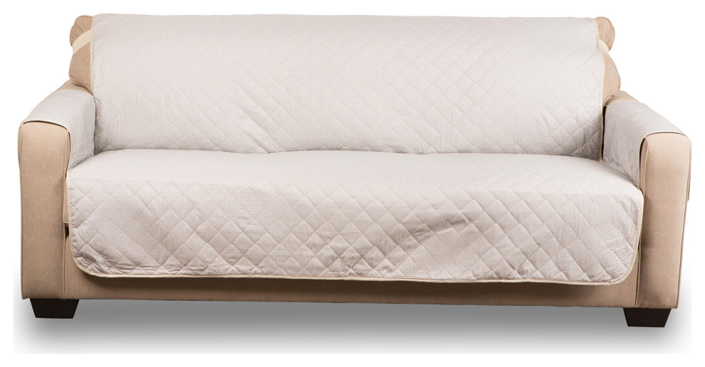 Dii Reversible Oversize Sofa Cover Beige Multi Print Dii Reversible Oversize Sofa Cover