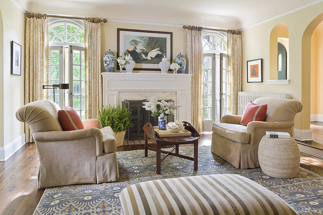 English Colonial - Traditional - Living Room - Minneapolis - by Lucy ...