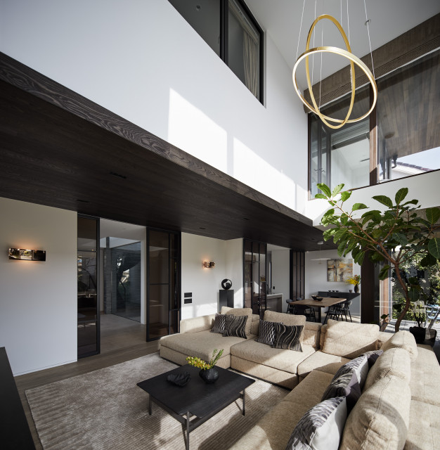 MODERN WOODEN HOUSE moderne-salon