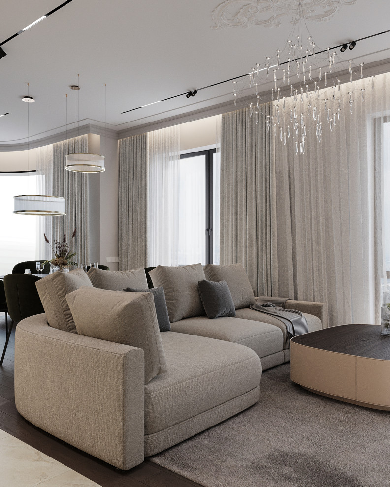 Дизайн проект в ЖК Павелецкая Сити 3 комнаты