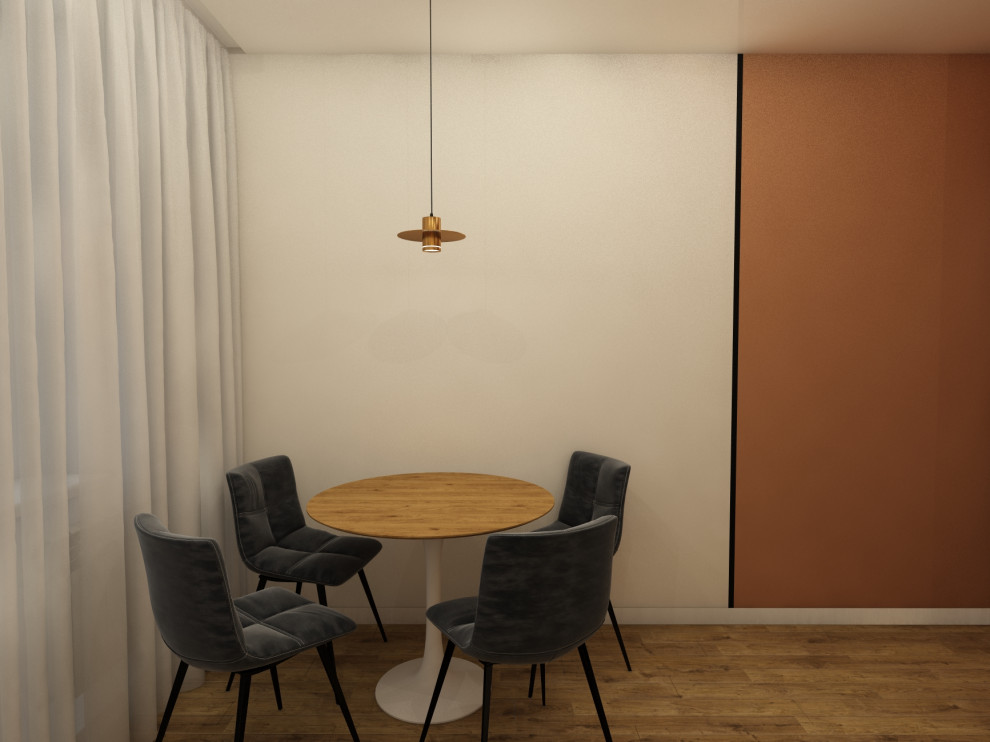 Квартира 60 кв.м. ТЗ от заказчика "Ярко и не ярко))"