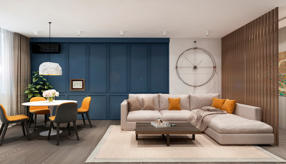 Квартира 80 м2 в современном стиле, для молодой семьи