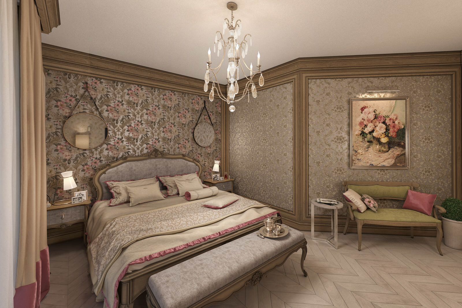 Жилой дом на ул. Брусничной, спальня