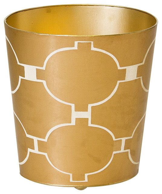 Worlds Away Modern Wastebasket & Reviews Houzz