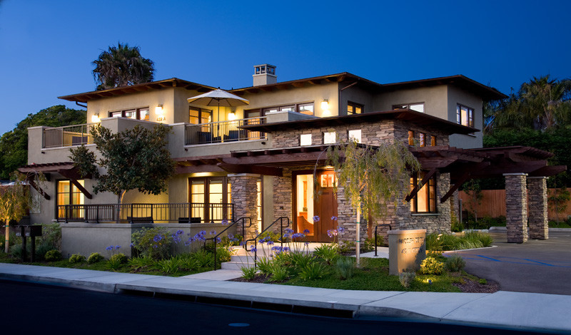 Eclectic exterior in San Diego.
