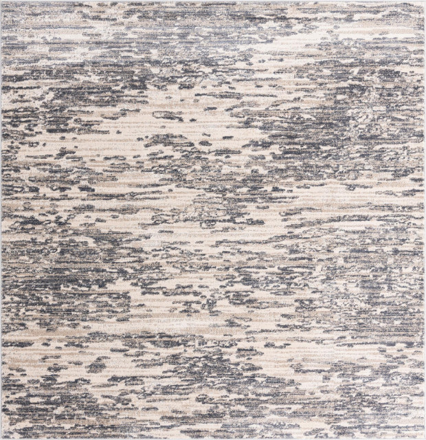 Waterloo Area Rug Unique Loom Oasis Water Area Rug, 7' 0 x 7' 0 Square - Contemporary ...